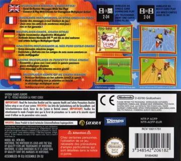 Crash Boom Bang! (Europe) (En,Fr,De,Es,It) box cover back